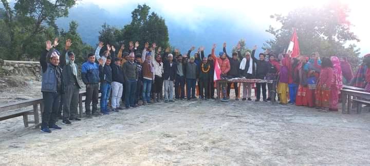 मोहन्याल गाउँ पालिकामा नेपाली काङ्ग्रेसको टोलकार्यसमिति  गठन जारी