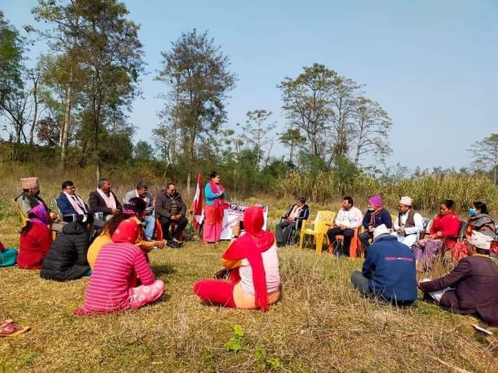 वडा नम्बर ५ वडा कार्यसमितिको पद स्थापना  सम्पन्न