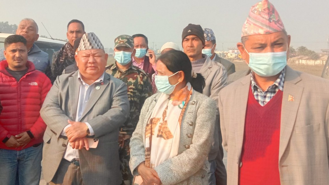  टिकापुर बिमानस्थल छिट्टै सञ्चालनमा आउँछ : मन्त्री आले