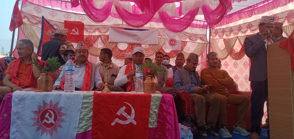 लम्किचुहा नगर कमिटीको एमाले पार्टी कार्यलय उद्घाटन