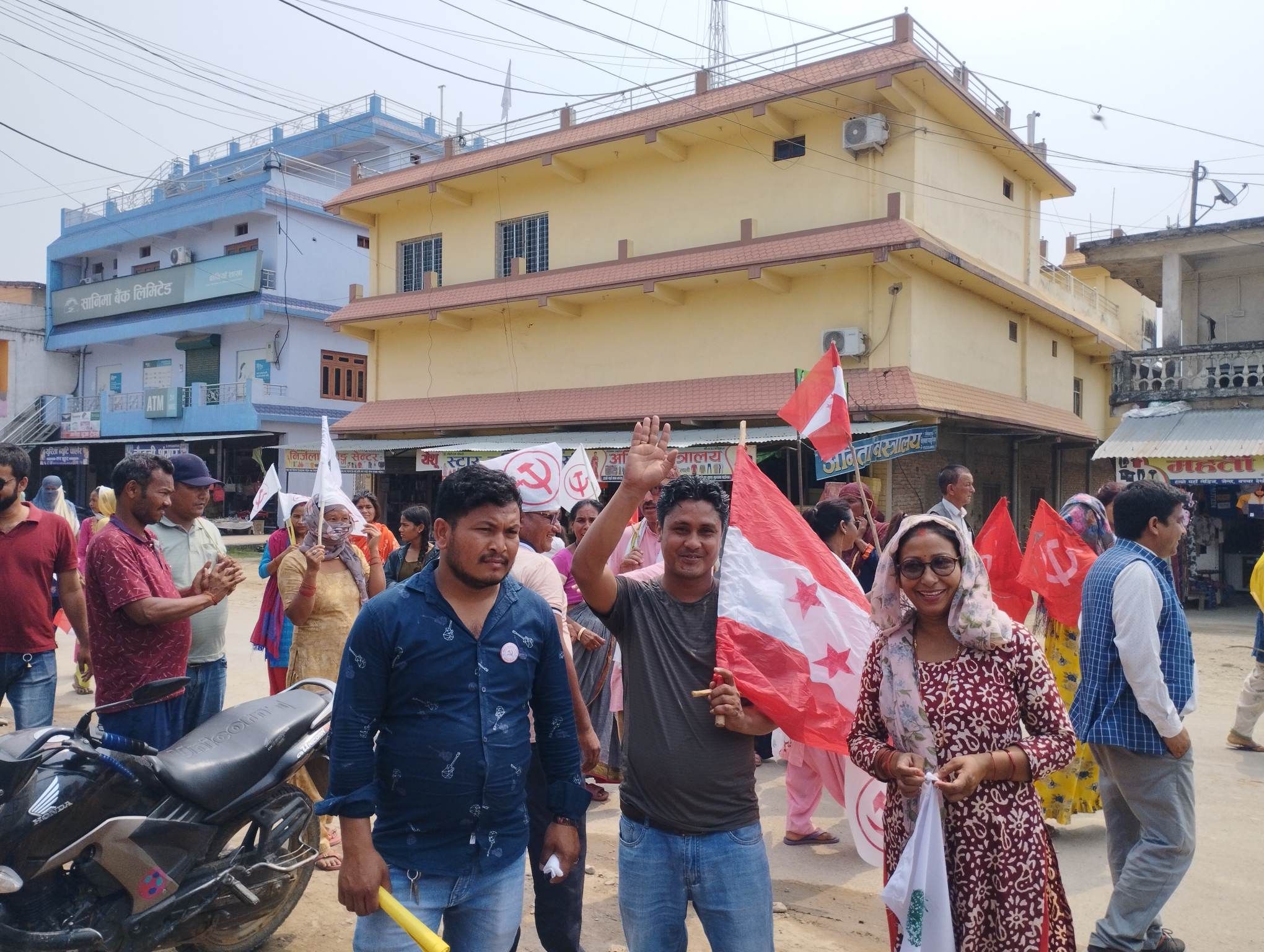 बर्दगोरियामा गठबन्धनको घरदैलो अभियान तीव्र