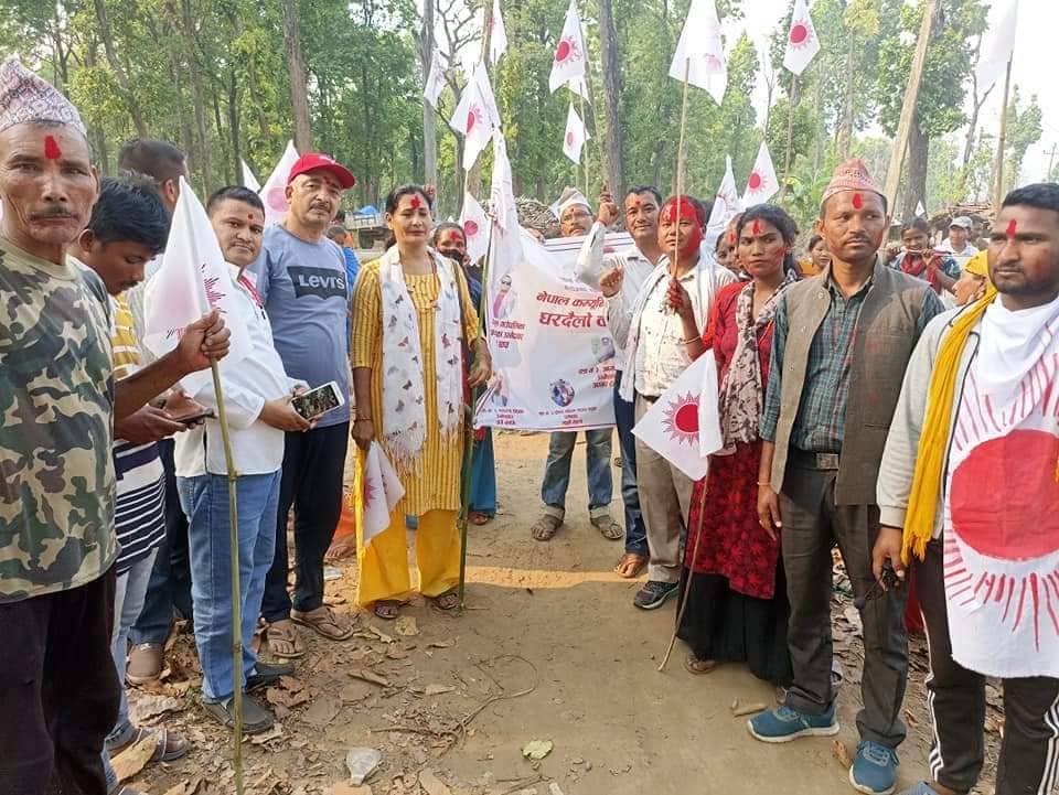 मोहन्यालमा एमालेको घरदैलो कार्यक्रम तीव्र