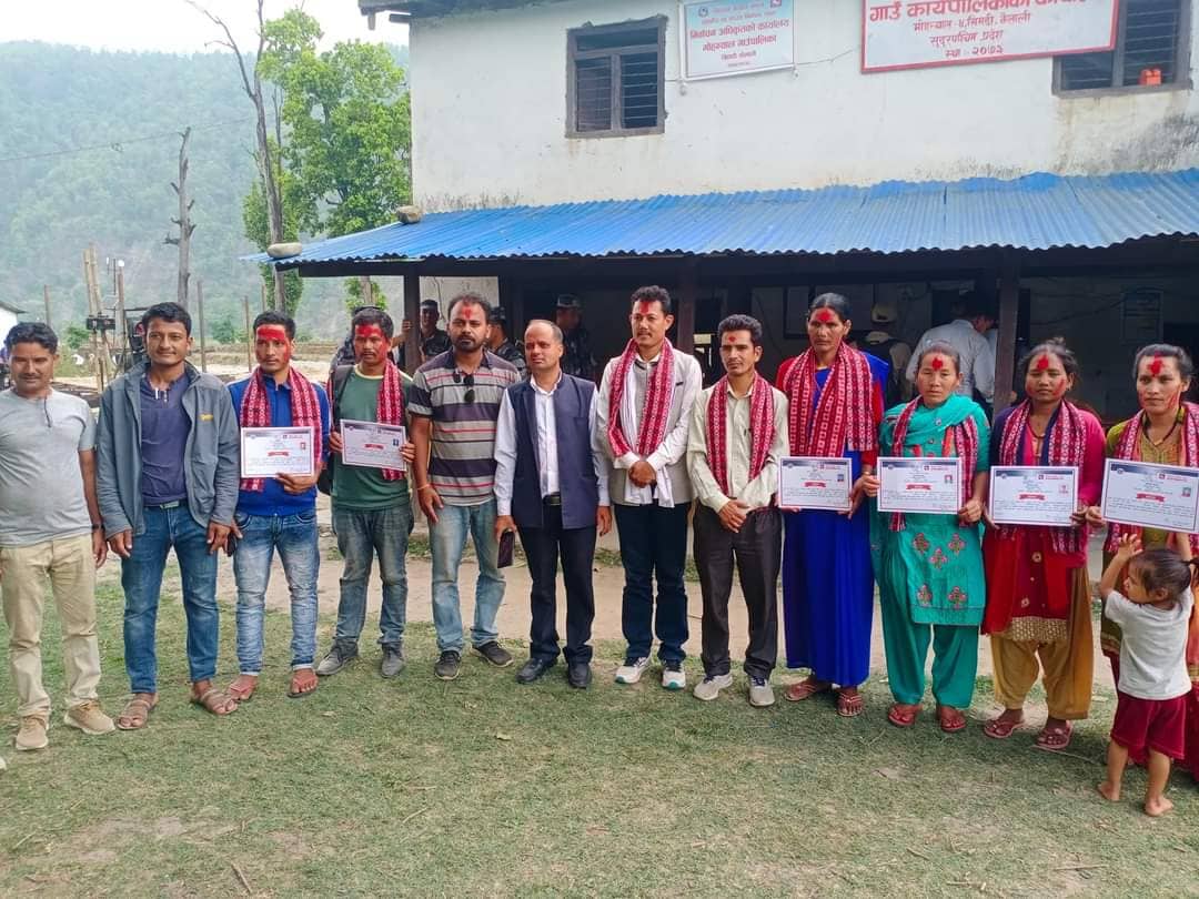 मोहन्याल गाउँपालिकामा कार्यपालिका सदस्यको निर्वाचन सम्पन्न
