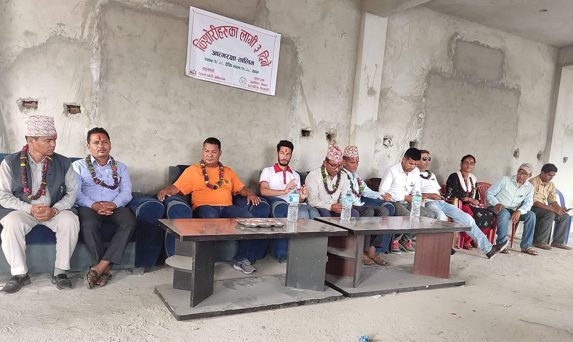 जुनकीरी नेपालको आयोजनामा किशोरीहरुका लागि ३,दिने आत्मरक्षा तालिम सुरु