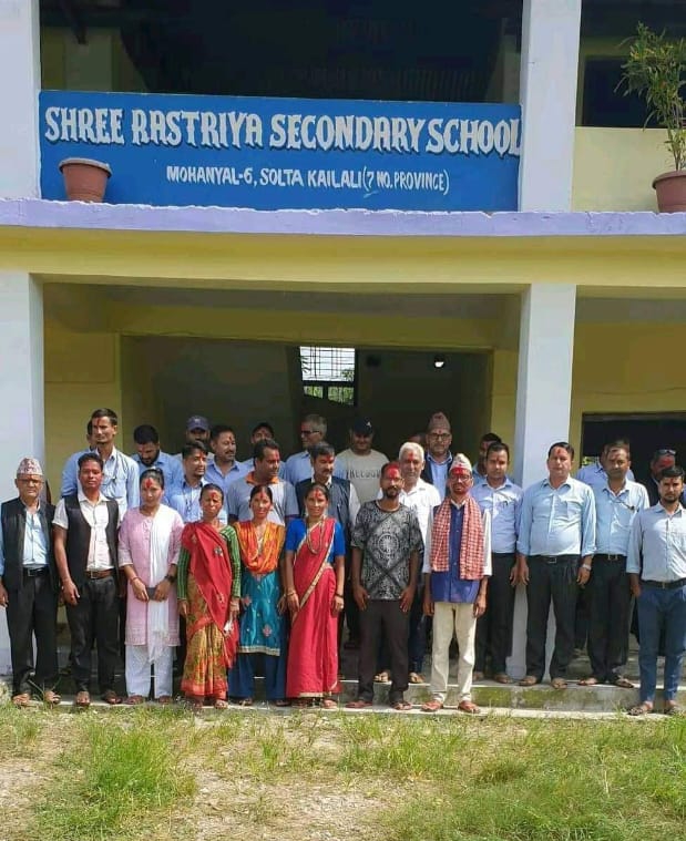 राष्ट्रिय मावि सोल्टाको विद्यालय शिक्षक अभिभावक संघको अध्यक्षमा -एकेन्द्र बिष्ट