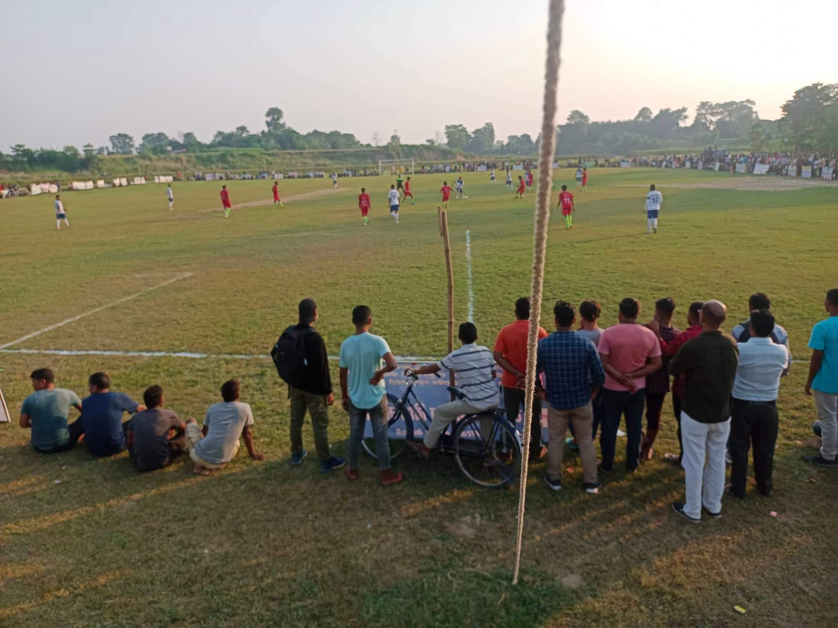 बर्दगोरियामा जारी फुटबल प्रतियोगितामा आज सेमिफाइनलको पहिलो खेल हुँदै