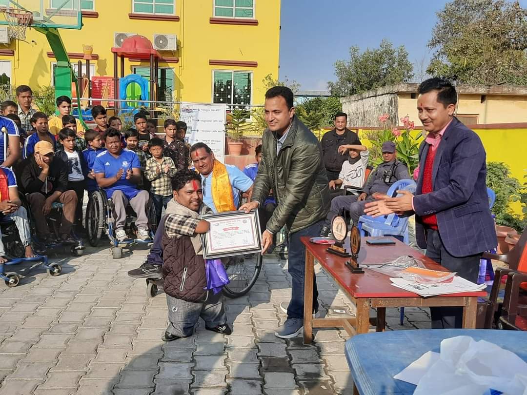 प्रथम प्रदेश स्तरिय ह्विलचियर बास्केटवल प्रतियोगिताको उपाधी धनगढीलाई