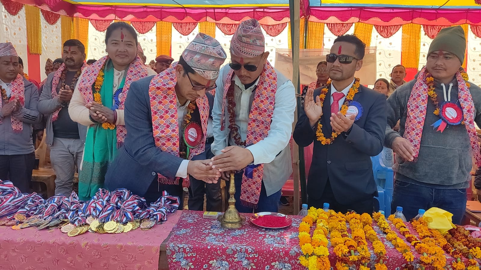 मोहन्याल-४ खिमडीमा विद्यालय स्तरीय अध्यक्ष कप प्रतियोगिता सुरु