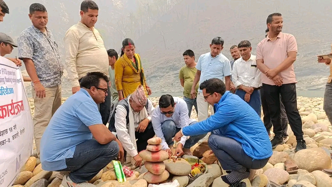 मोहन्याल-७ मा (FITS) पाइलट परियोजनाको शिलान्यास