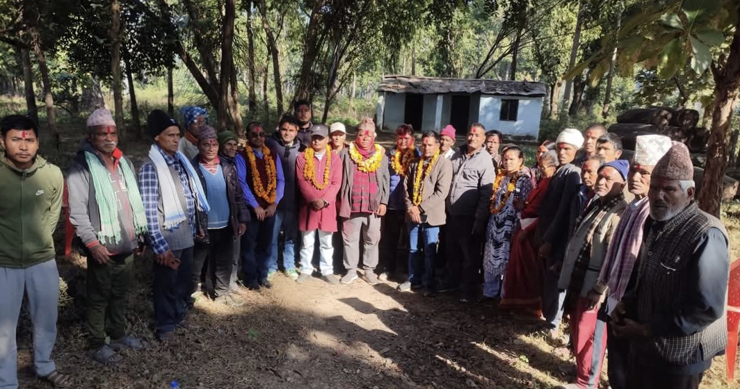 मालिका सामुदायिक वनको अध्यक्षमा बडुवाल निर्विरोध