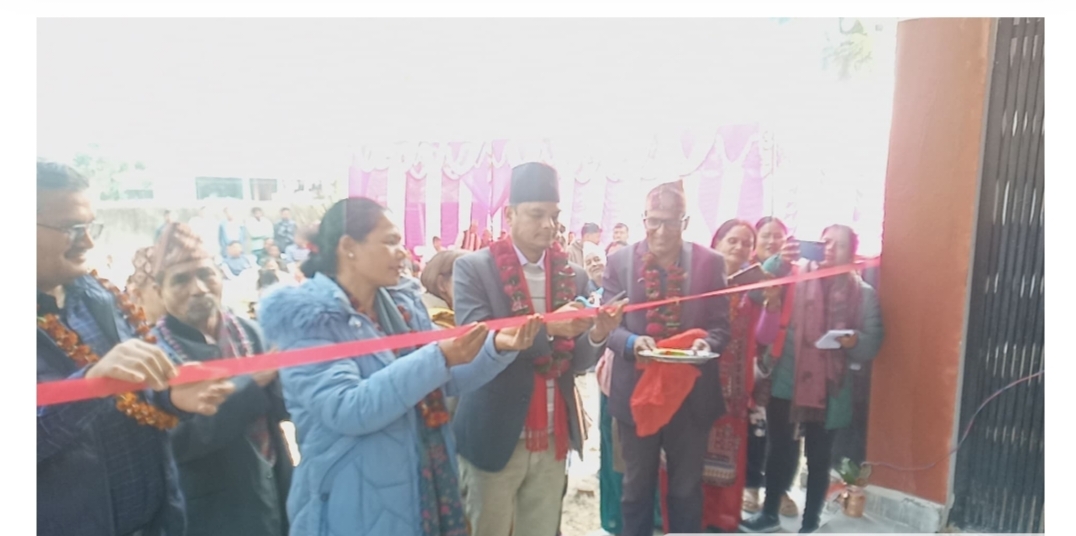 घोडाघोडी नगरपालिका -३ नम्बर वडा कार्यालयको उद्घाटन       
