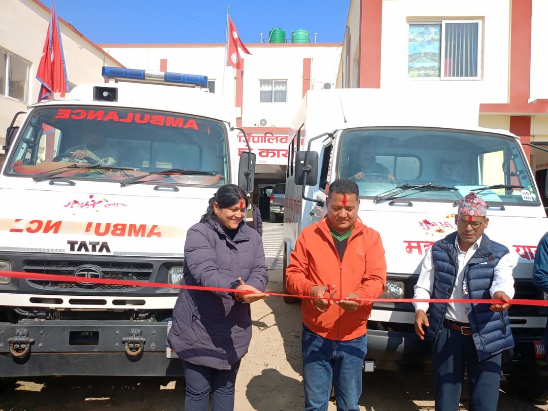 बर्दगोरियामा नि:शुल्क महाप्रस्थान यान संचालन