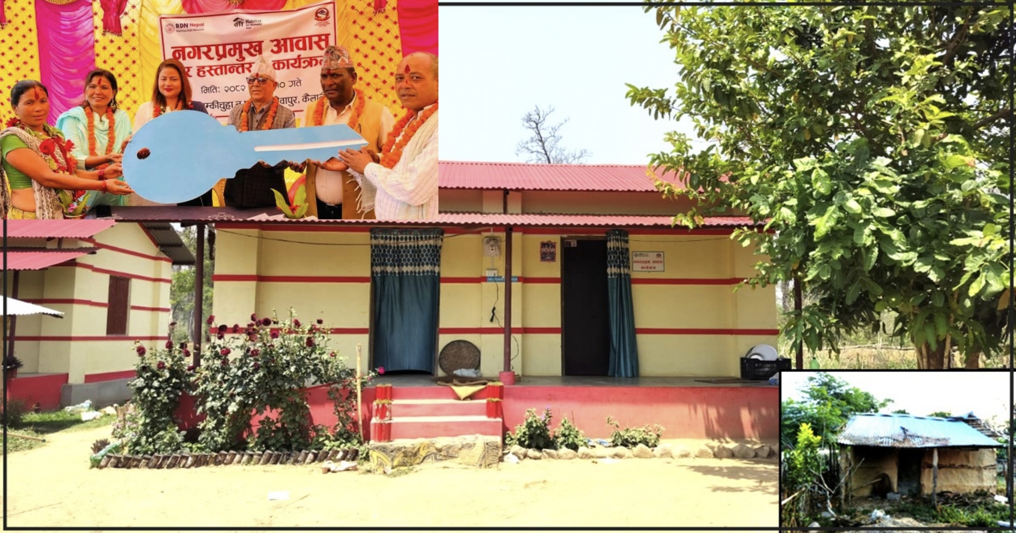 लम्कीचुहाका ३८ विपन्न परिवारलाई घर हस्तान्तरण