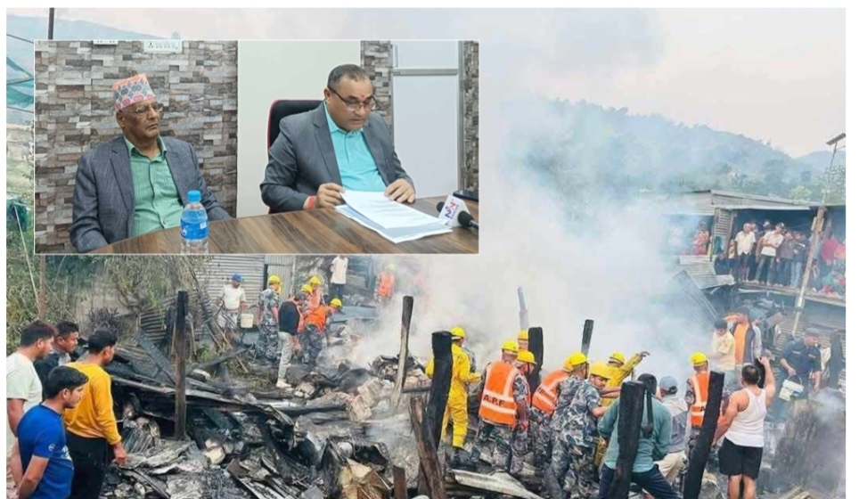 अछामका आगलागी पीडितलाई सुदूरपश्चिम सरकारले १० लाख सहयोग गर्ने