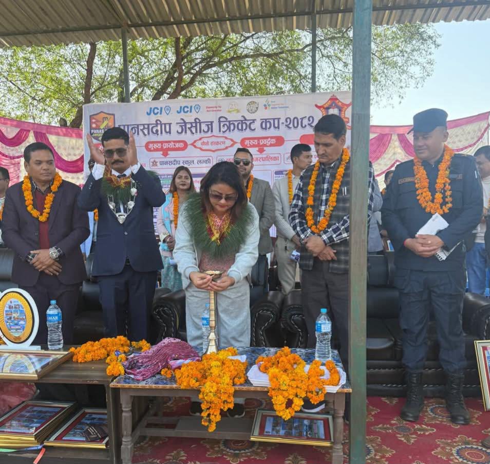 पानसदीप जेसीस क्रिकेट कपको चौथो संस्करण सुरु