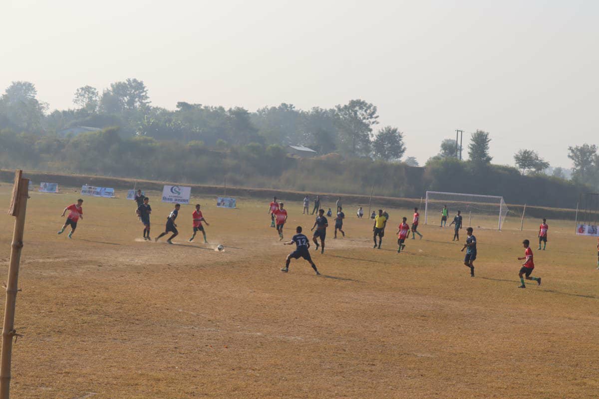 प्रदेशब्यापी विद्यालय स्तरीय फुटबल प्रतियोगिता;चौथो दिन ५ खेल सम्पन्न