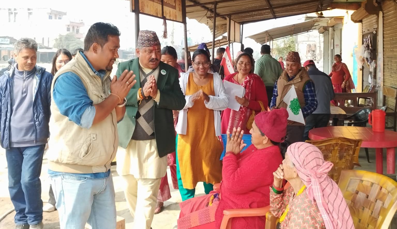 विकास,सुशासन र समृद्धि हाम्रा एजेन्डा हुन् : उम्मेदवार स्वाँर