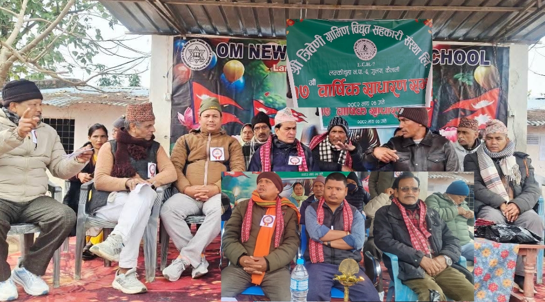 त्रिवेणी ग्रामिण विद्युत सहकारी संस्थाको १७ औं वार्षिक साधारणसभा सम्पन्न